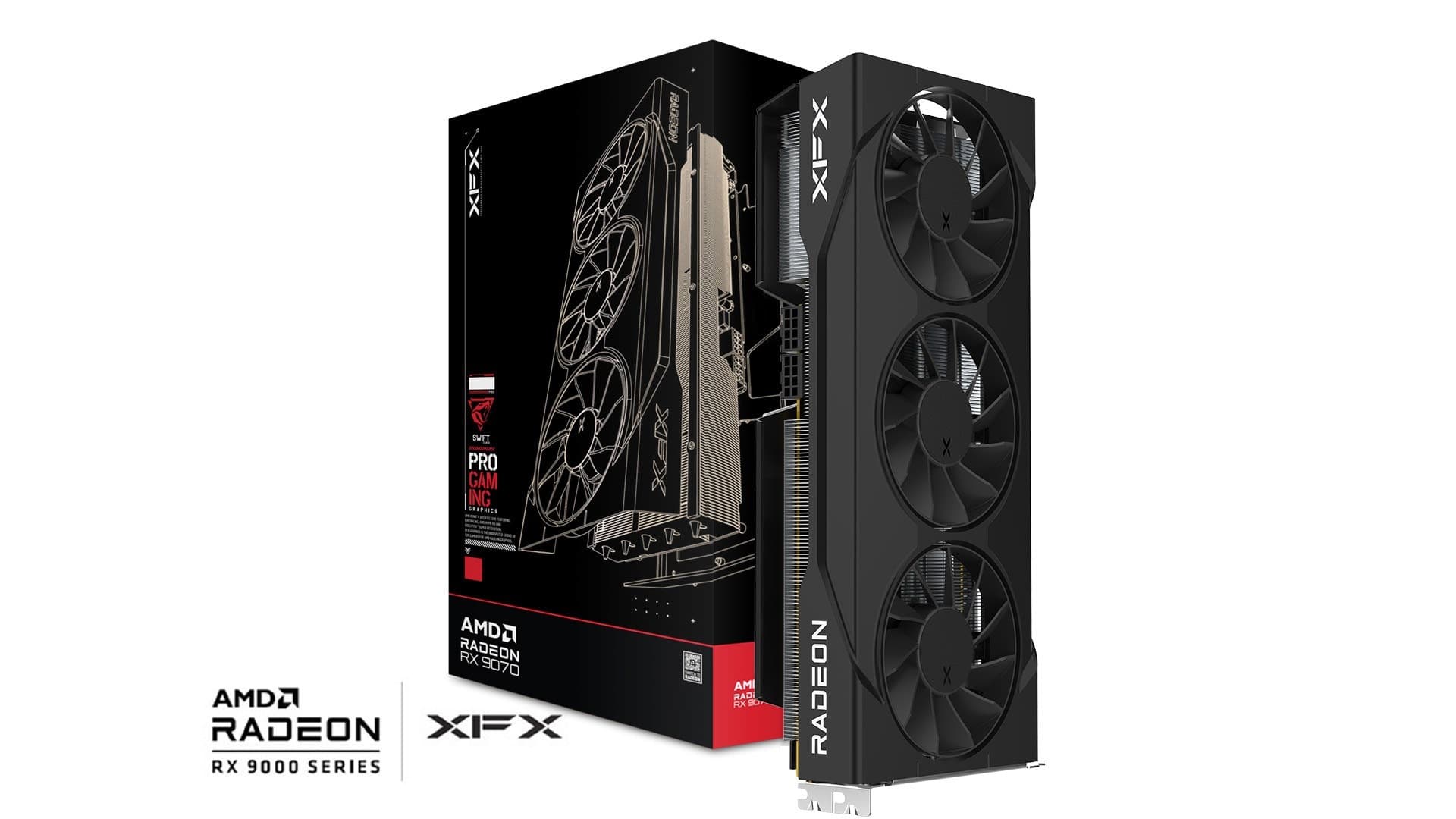 Karta graficzna XFX Speedster RX 9070GRE Triple Fan 12GB GDDR6X