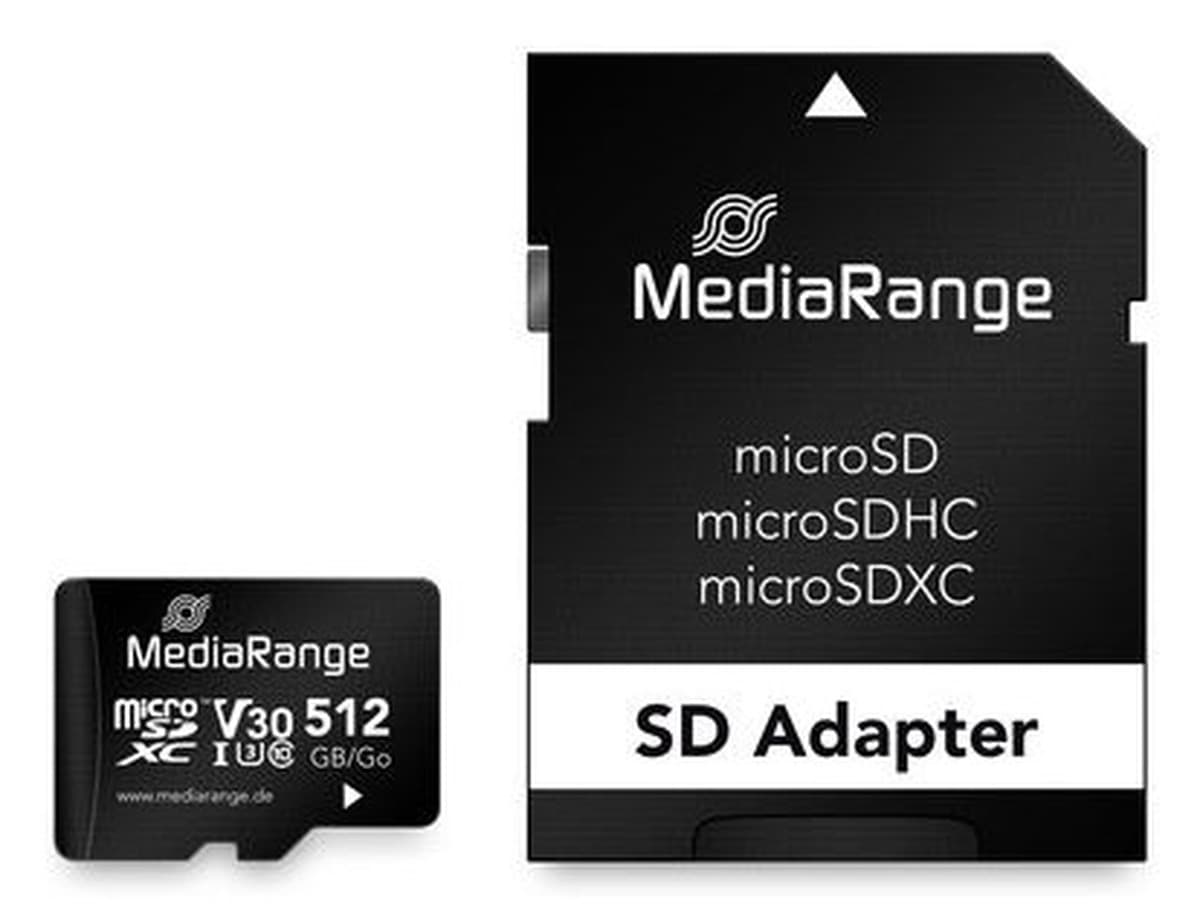 Karta pamięci MicroSD 512GB UHS-1 Class 10 z adapterem
