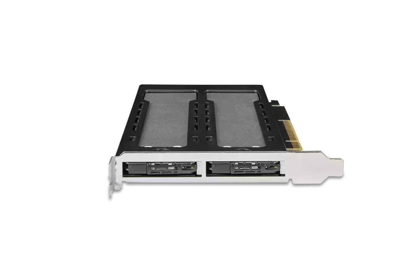 Karta rozszerzeń 2x M.2 NVMe na PCIe 4.0 x8