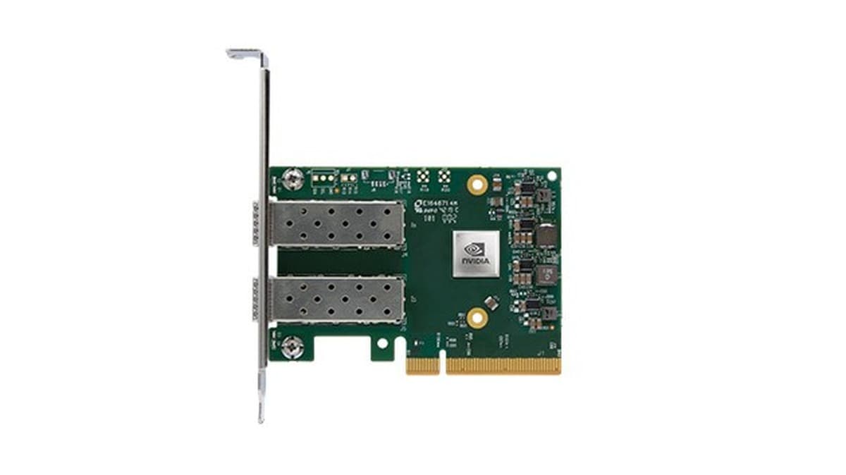 Karta sieciowa ConnectX-6 Lx EN 25GbE OCP3.0 z zarządzaniem hostem, Dual-port SFP28, PCIe 4.0 x8, szyfrowanie i bezpieczny rozruch