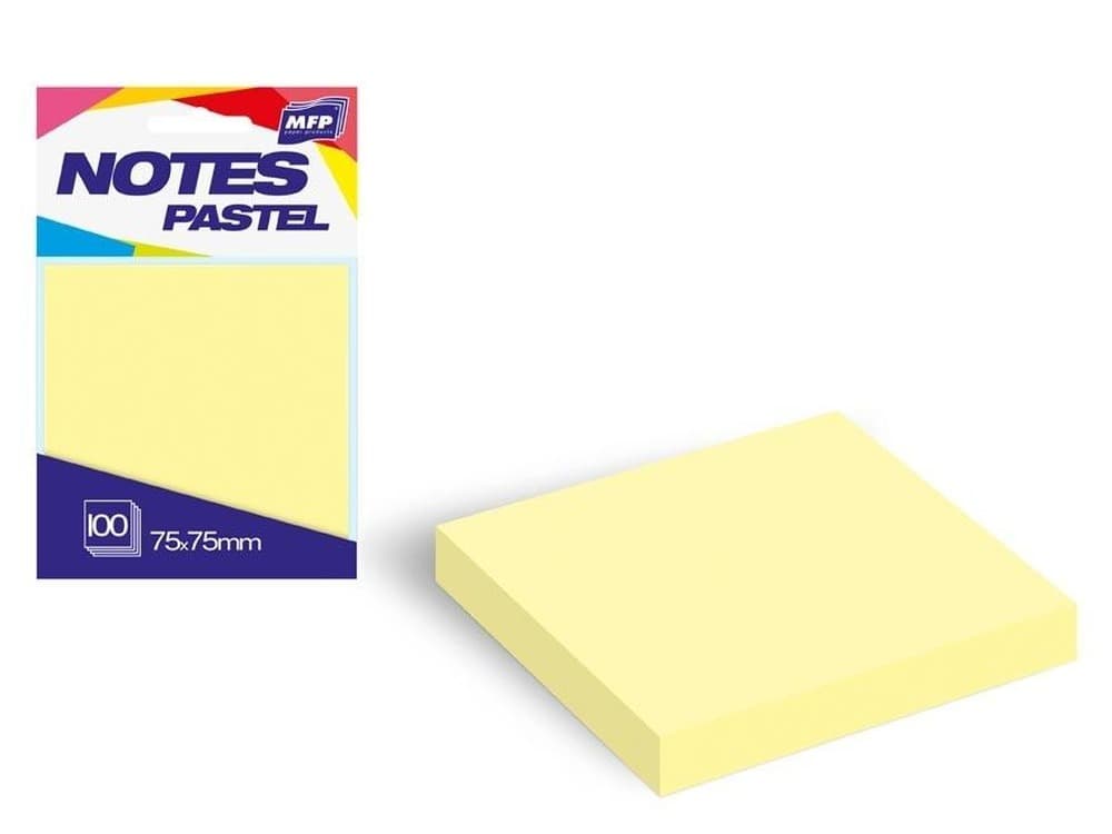 Karteczki samoprzylepne 7,5 x 7,5 cm 100 sztuk