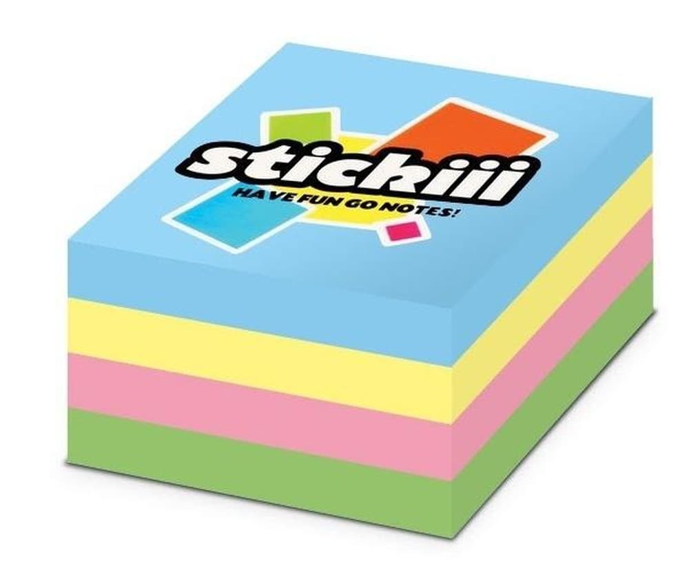 Karteczki samoprzylepne 76x76 mm pastelowe kolory 400 sztuk