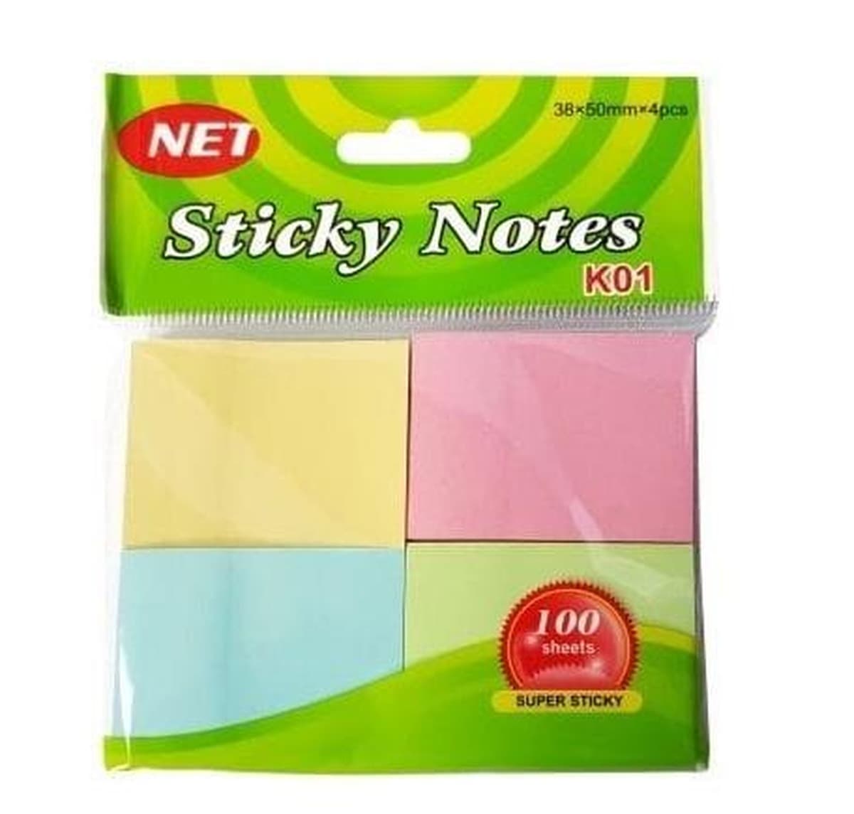 Karteczki samoprzylepne 76x76 mm pastelowe kolory 400 sztuk