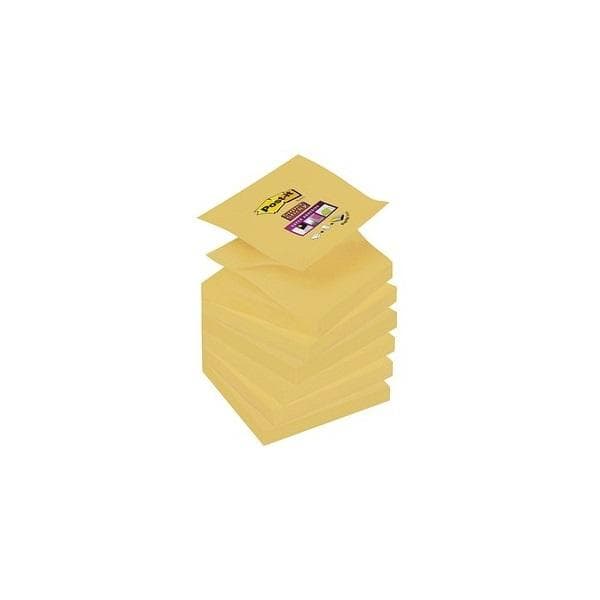 Karteczki samoprzylepne Post-it Super Sticky 76x76mm żółte, 12x90 sztuk