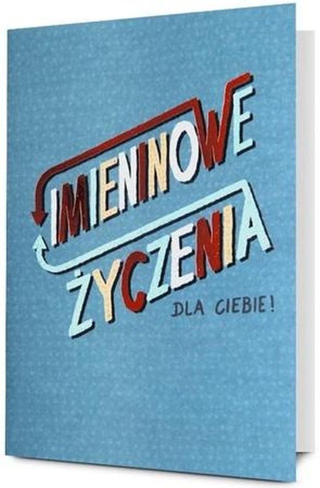 Kartka okolicznościowa Imieniny z kopertą