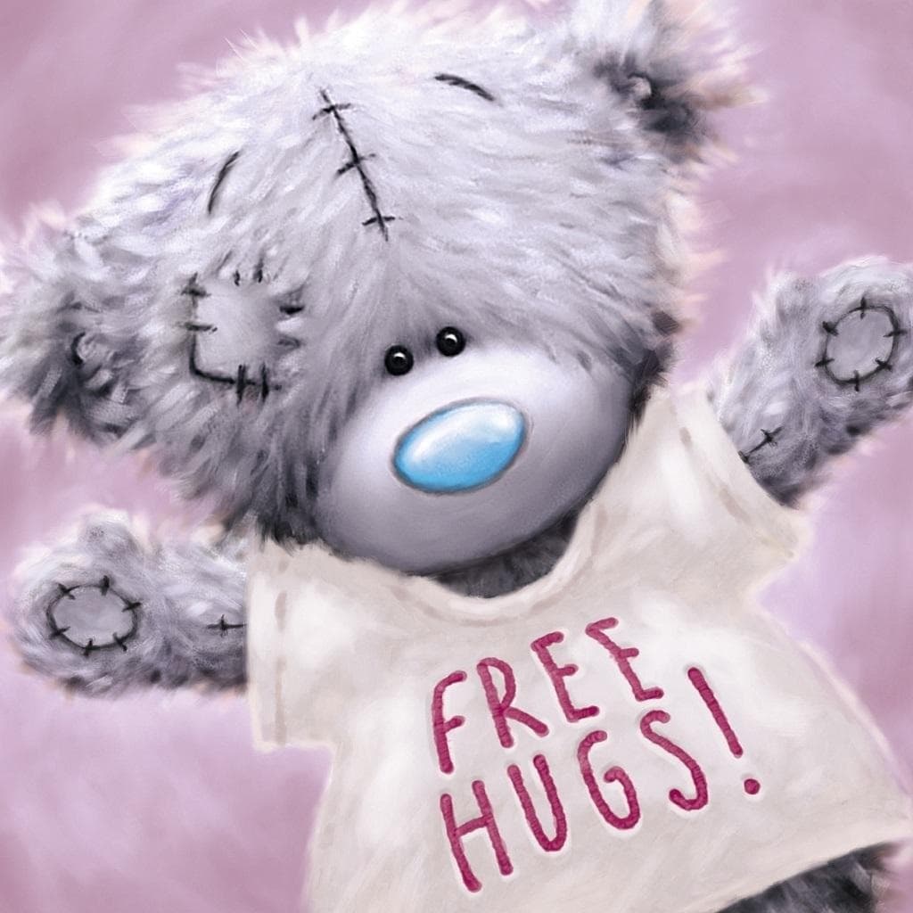 Kartka okolicznościowa z motywem Free Hugs