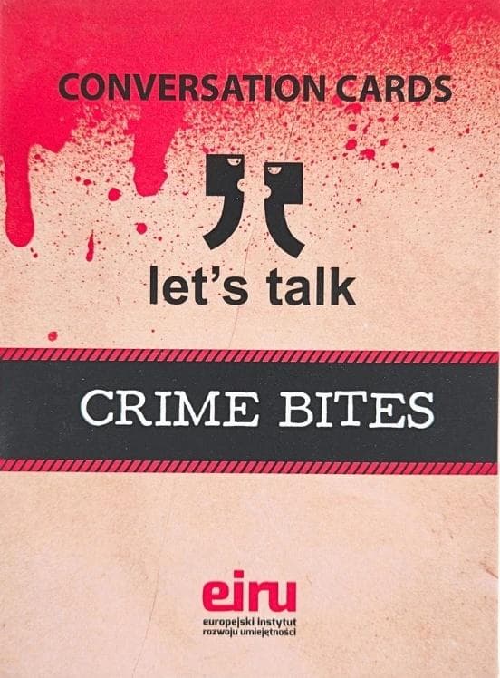 Karty konwersacyjne Let's Talk Crime Bites do nauki angielskiego