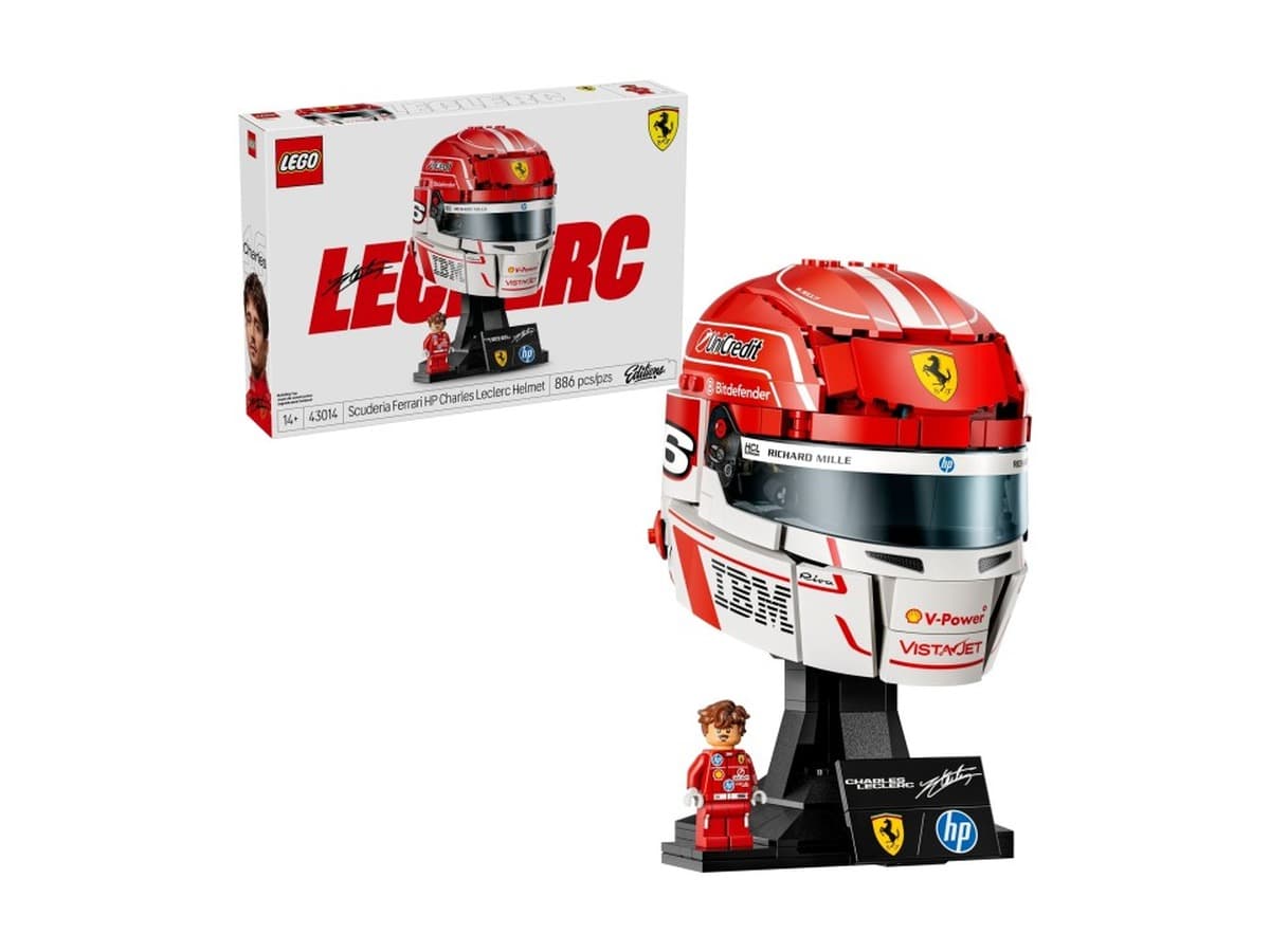 Kask Charles Leclerc Scuderia Ferrari LEGO Editions