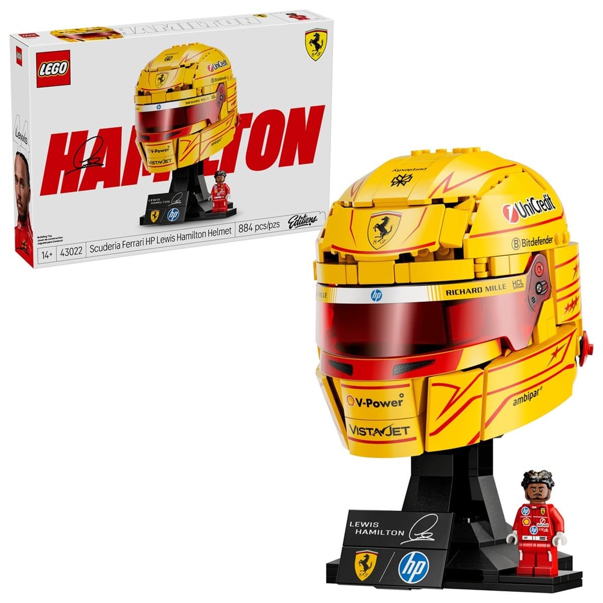 Kask Lewis Hamilton Scuderia Ferrari LEGO Editions 43022
