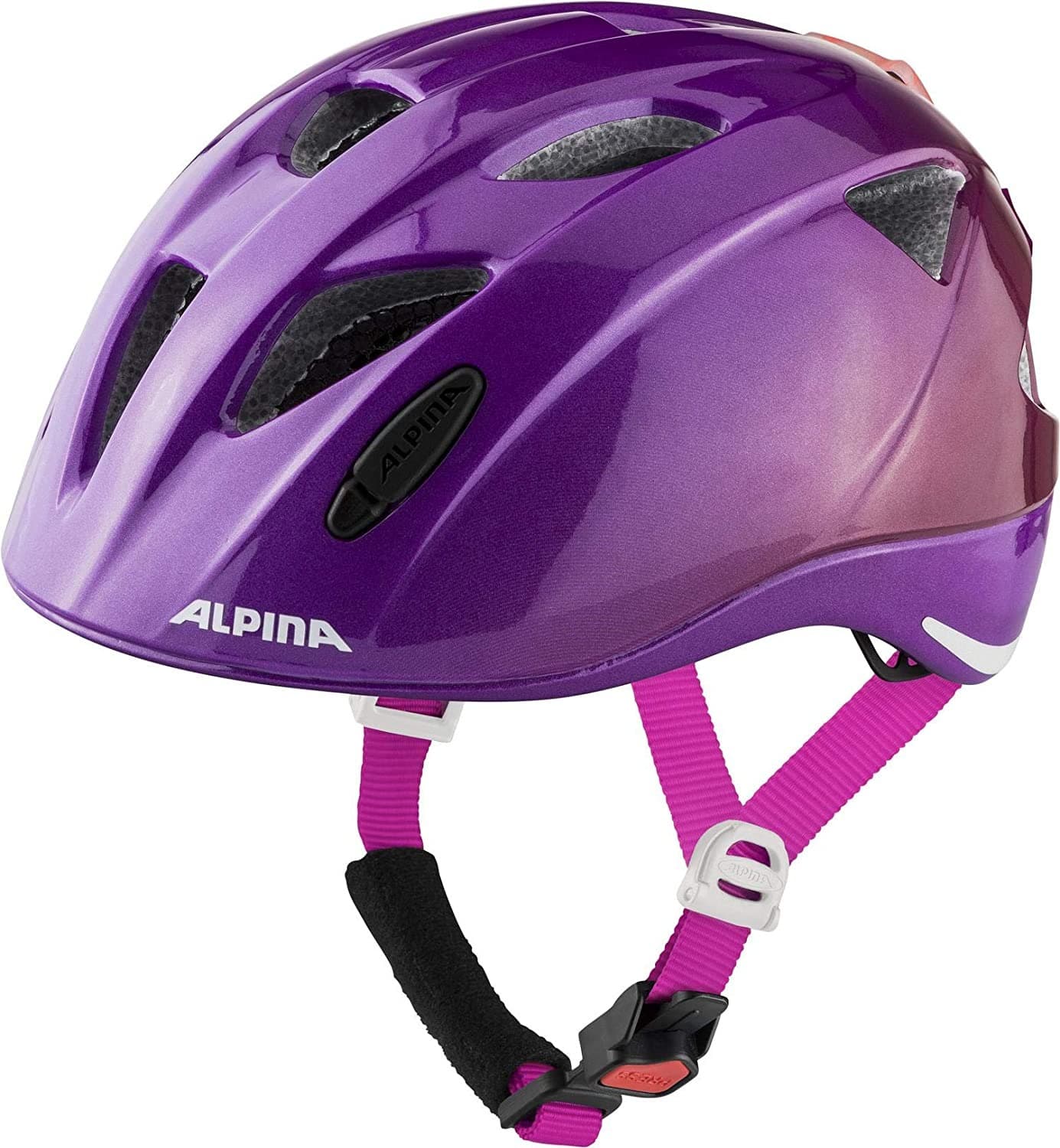 Kask rowerowy Alpina Ximo 2 Purple Hearts Gloss rozmiar 49-54 cm