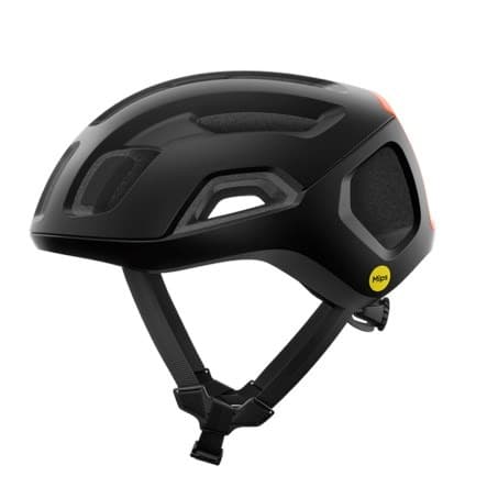 Kask rowerowy POC Ventral Air MIPS czarno-pomarańczowy - rozmiar 50/56
