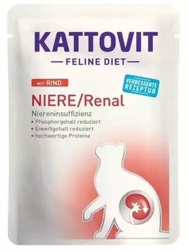 Kattovit Renal karma dla kota z wołowiną 85g