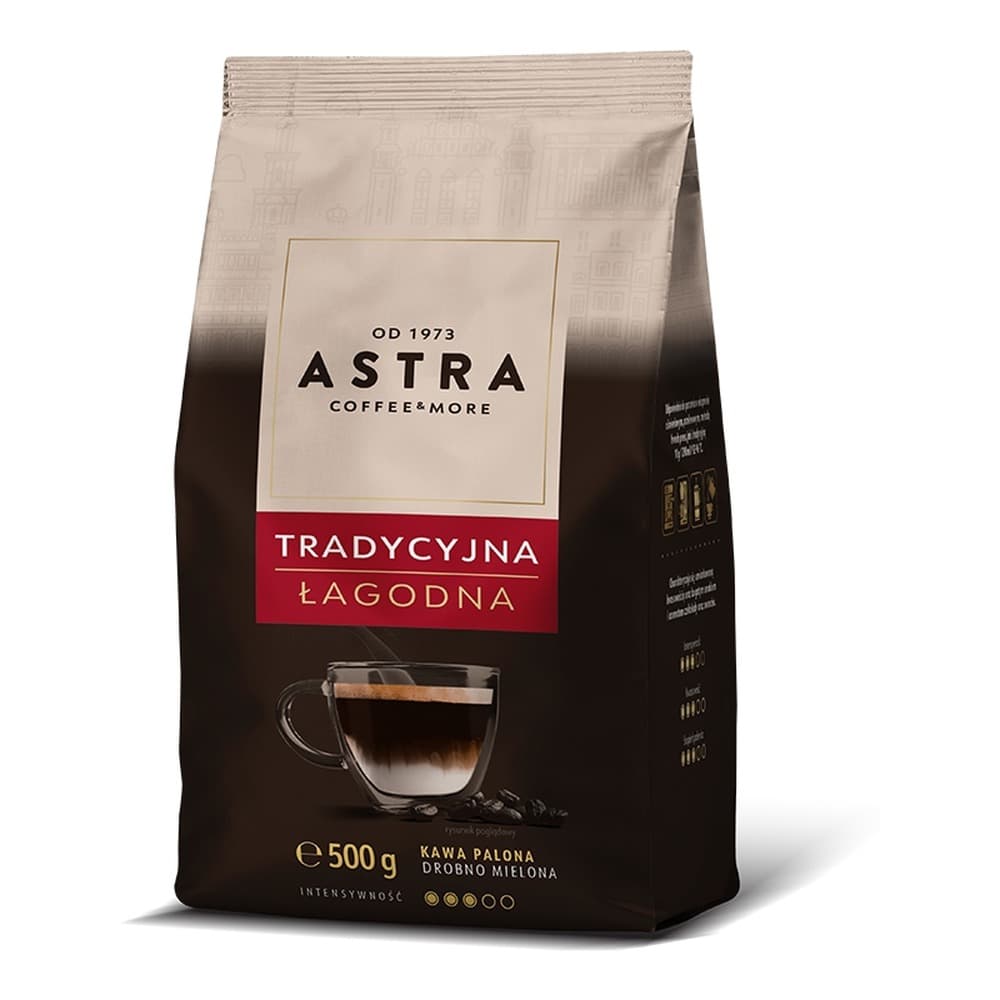 Astra Kawa ŁAGODNA Tradycyjna mielona 500g