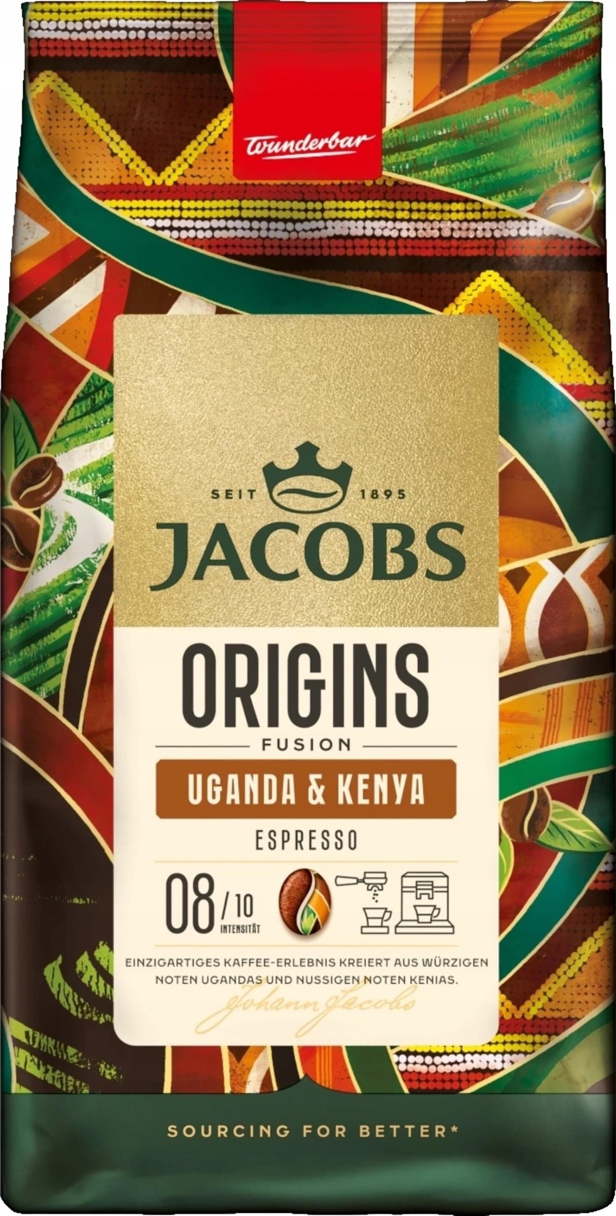 Kawa ziarnista Jacobs Origins Uganda & Kenya 1kg