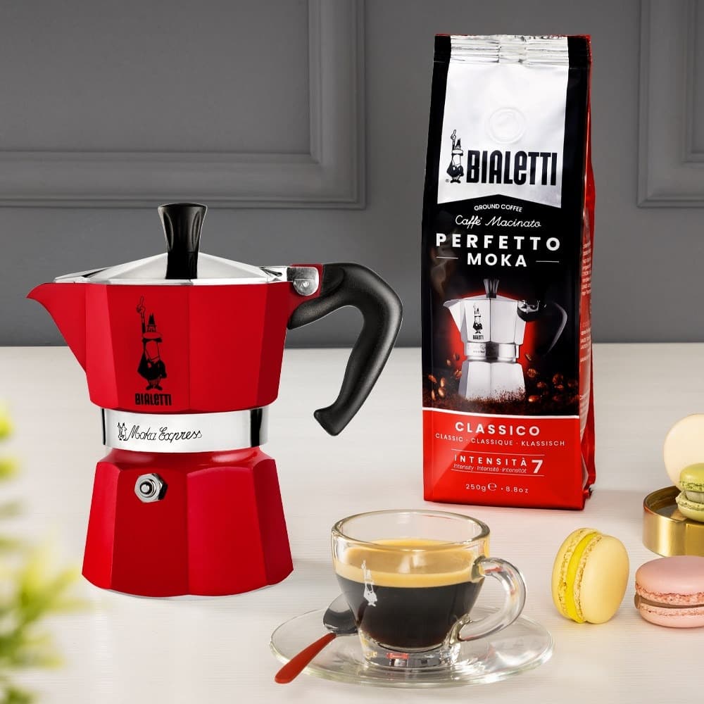 Kawiarka Bialetti Moka Express 3tz czerwona
