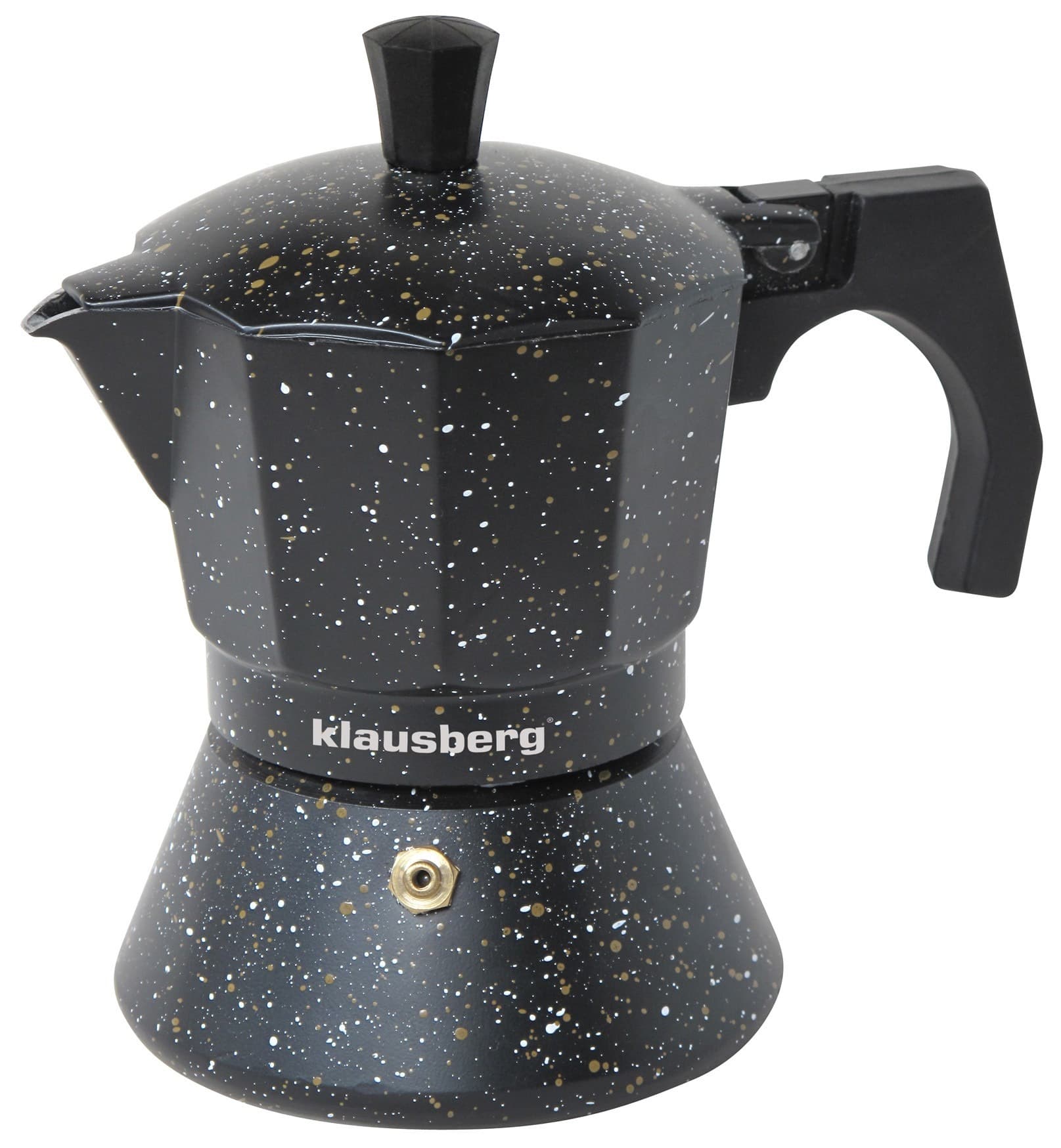 Kawiarka espresso czarny marmurek 6 filiżanek