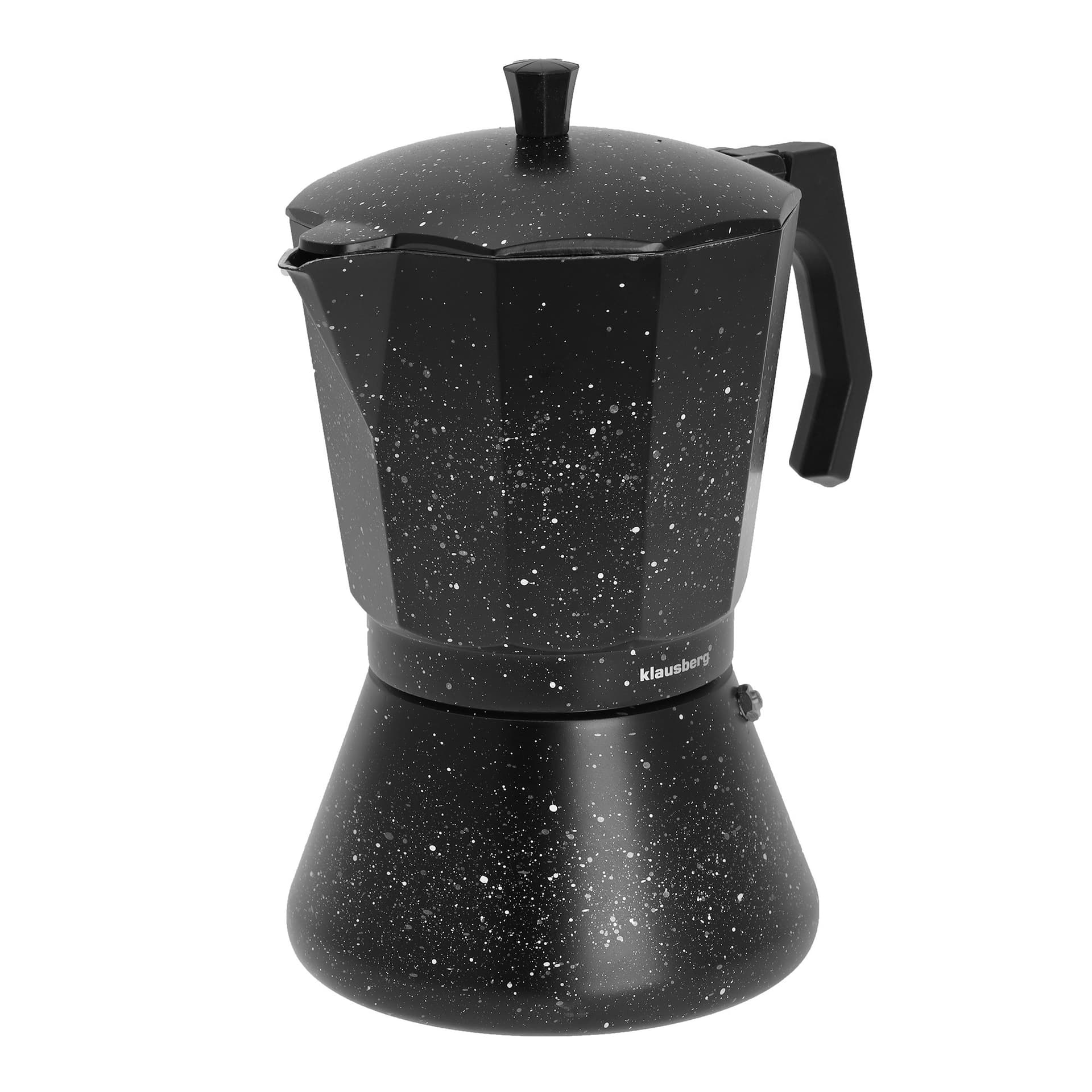 Kawiarka espresso Klausberg czarny marmurek 12 filiżanek