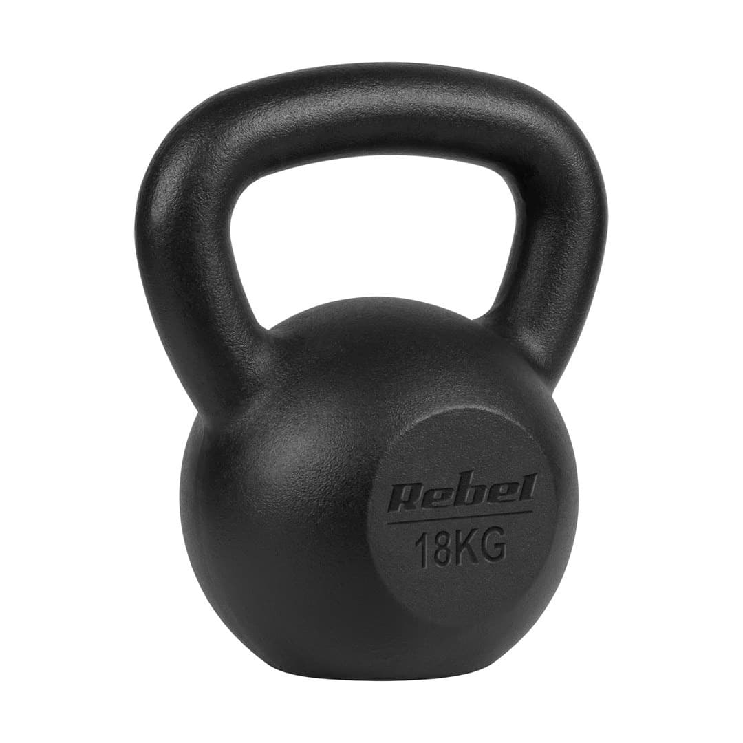 Kettlebell żeliwny 18kg REBEL ACTIVE
