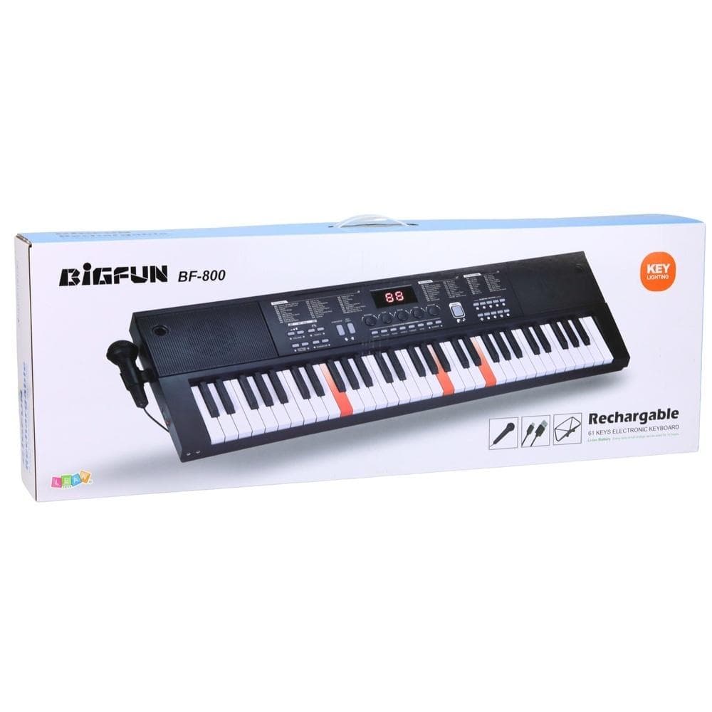 Keyboard z mikrofonem 78cm