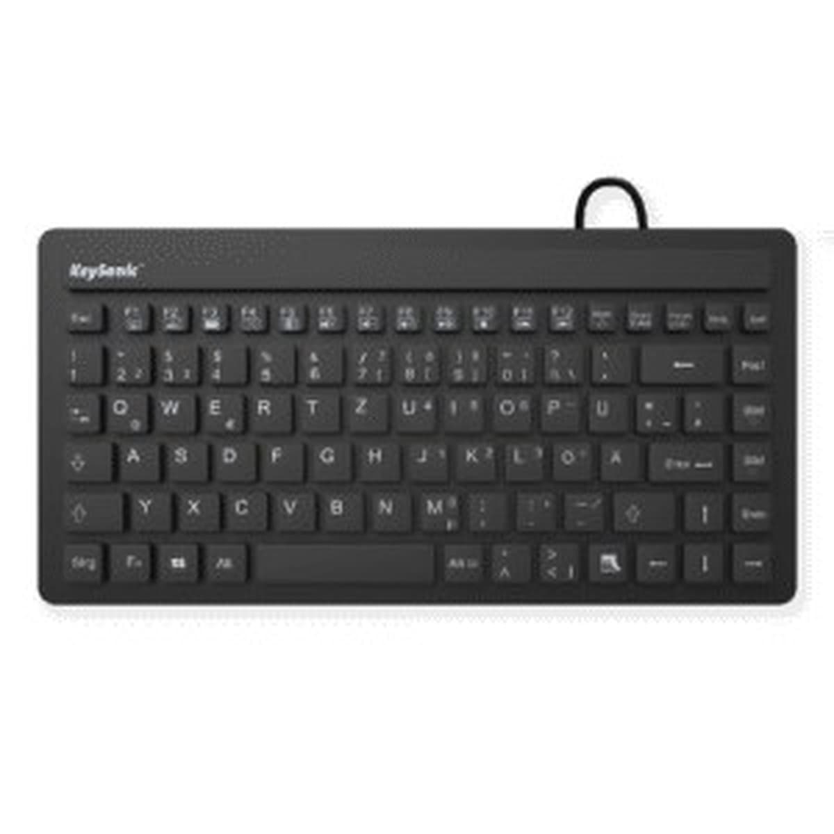 KeySonic KSK-3230IN (DE) Klawiatura USB QWERTZ Niemiecki Czarny