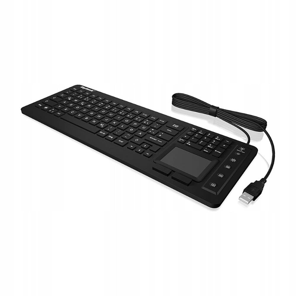 KeySonic KSK-6231 INEL (UK) Klawiatura Przemysłowa USB QWERTY British English Czarna