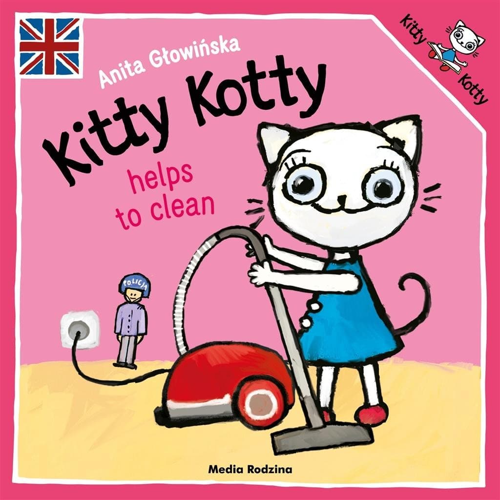 Kicia Kocia helps to clean - książka dla dzieci
