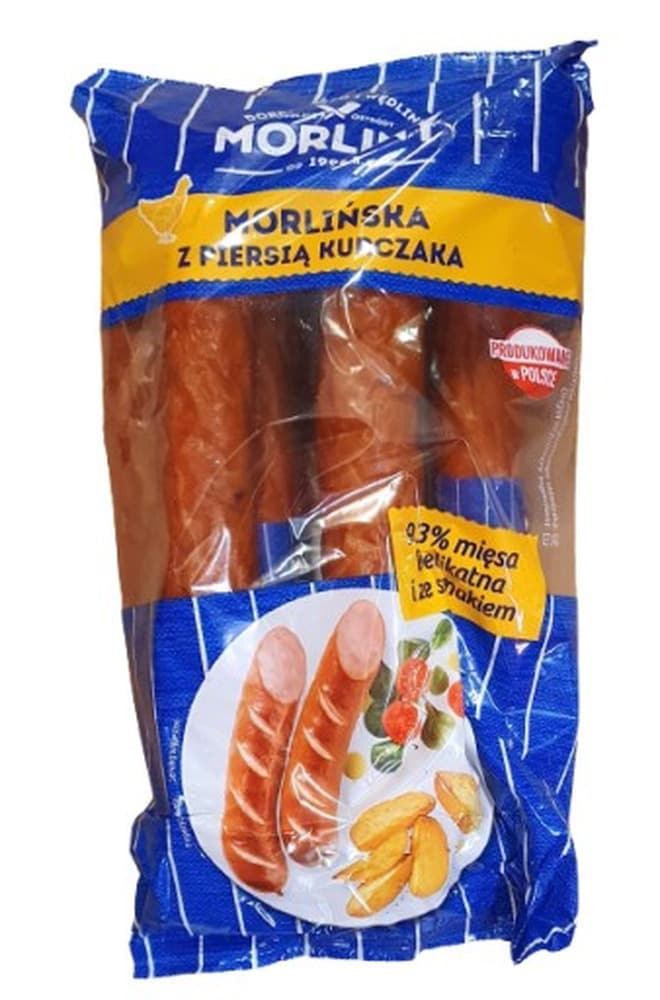 Kiełbasa morlińska z piersią kurczaka 400 g Morliny