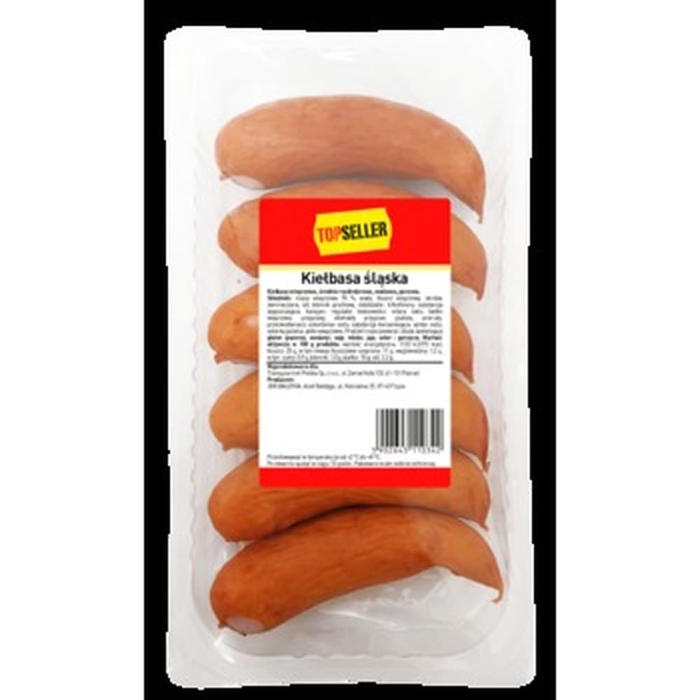Kiełbasa śląska wieprzowa wędzona parzona 500 g