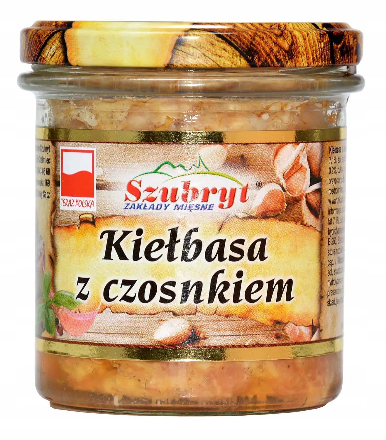Kiełbasa z czosnkiem Szubryt 300 g