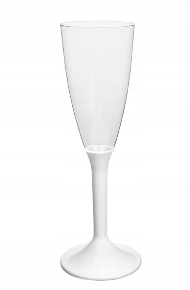 Kieliszek do wina wielokrotnego użytku z czarną nóżką 140 ml, opakowanie 10 sztuk, Green Heaven
