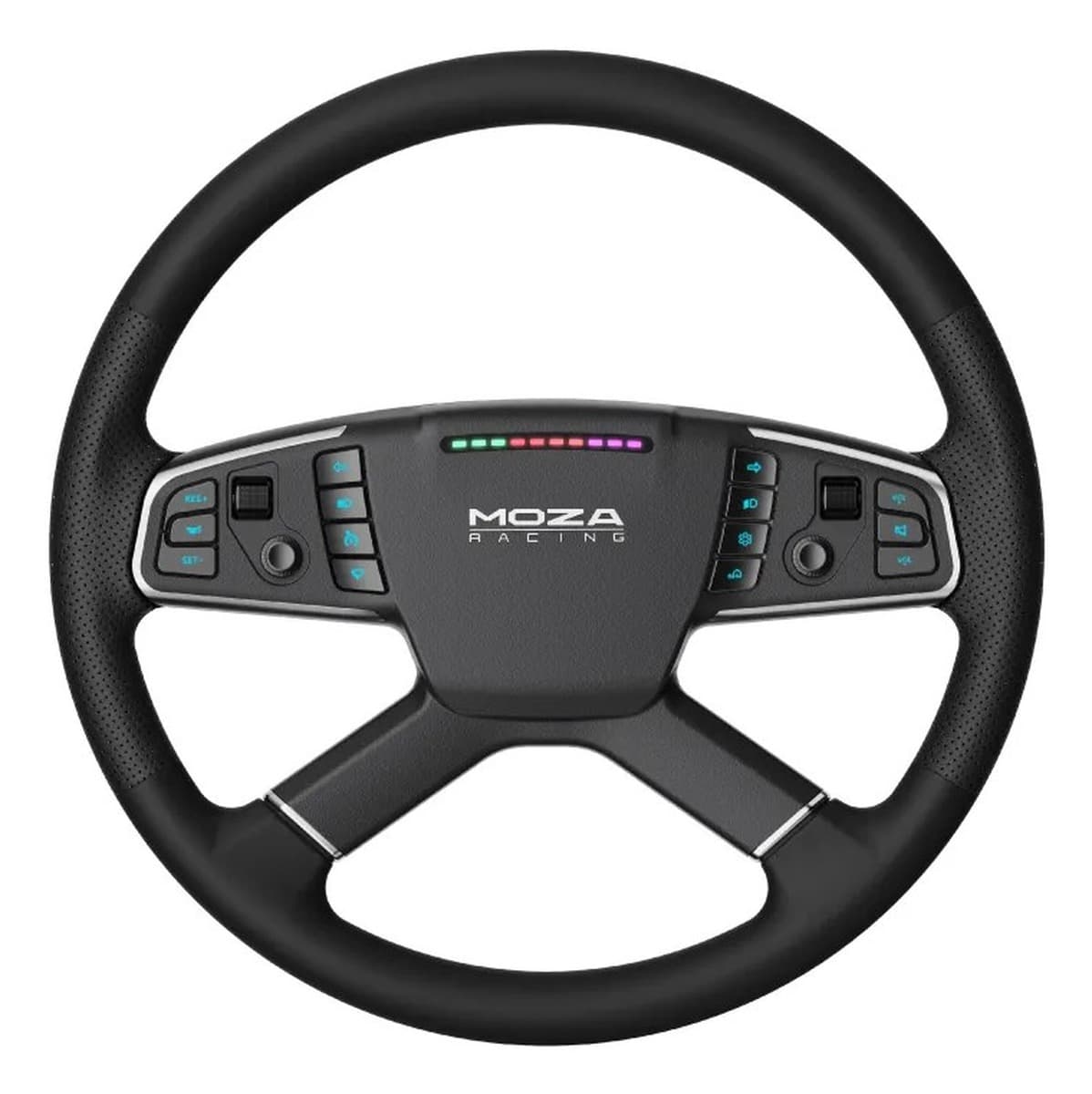 Kierownica wyścigowa Moza TSW Truck Wheel 40 cm czarna z 18 przyciskami