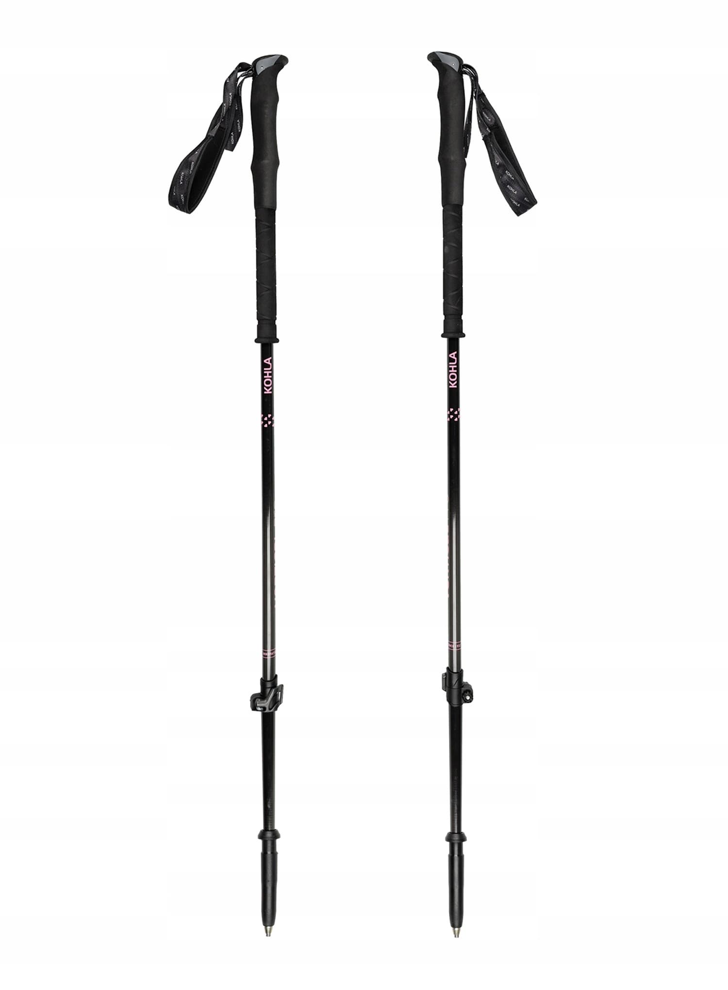 Kije skiturowe Kohla Vertical Pro - czarno-liliowe