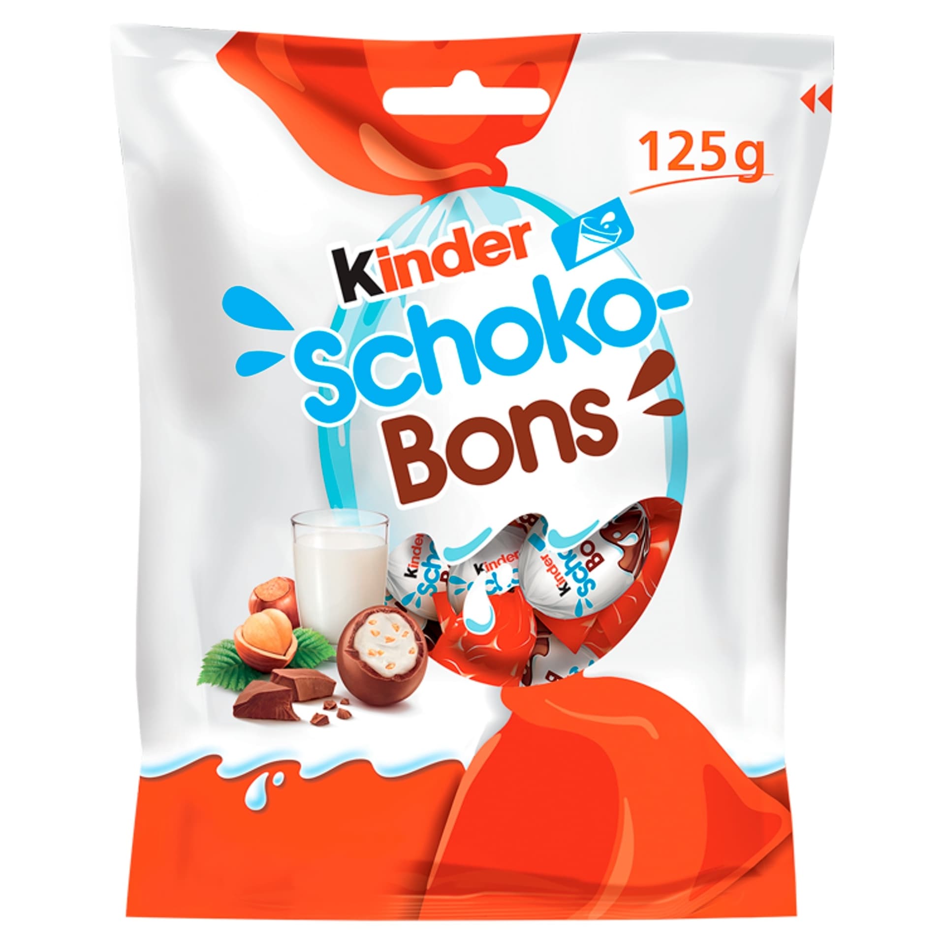 KINDER SCHOKO-BONS, czekoladki z nadzieniem 125g