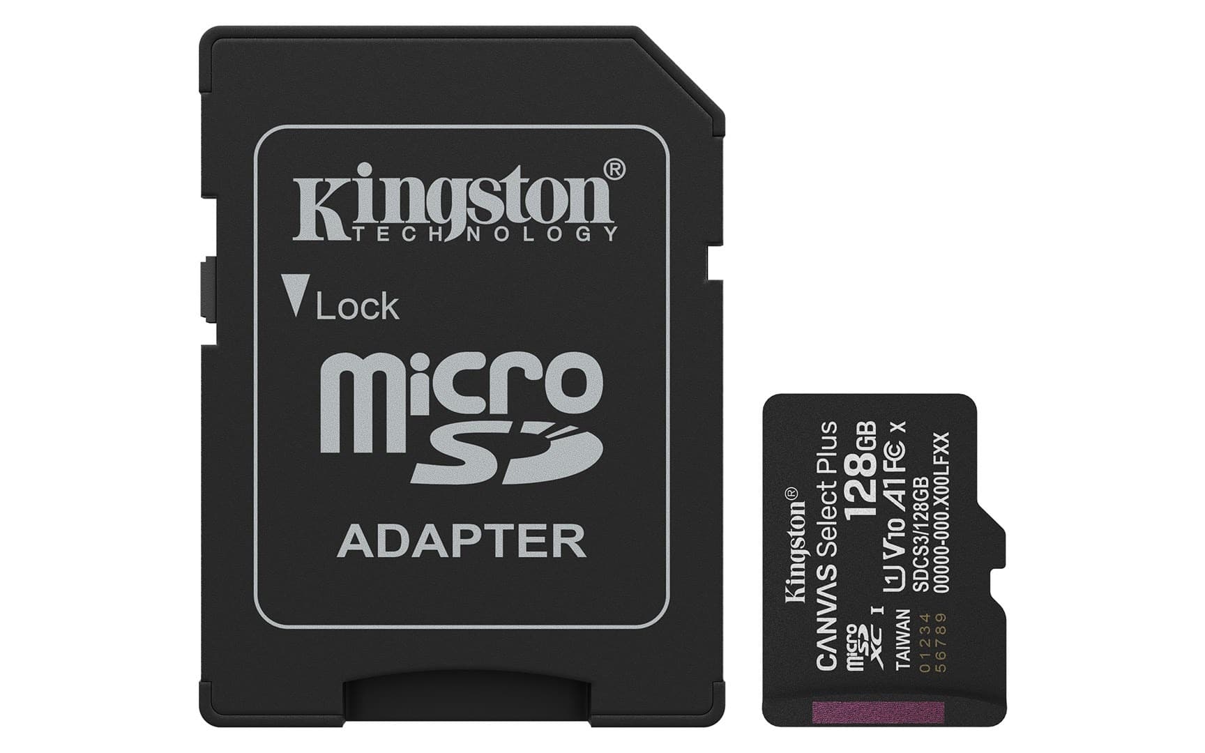 Karta pamięci microSDXC Kingston Canvas Select Plus 128 GB + adapter
