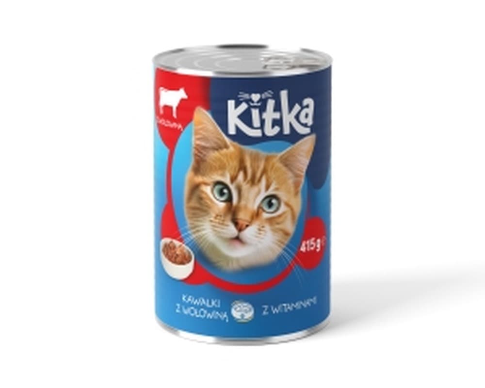 Kitka Karma dla Kota Puszysta Wołowina 415g
