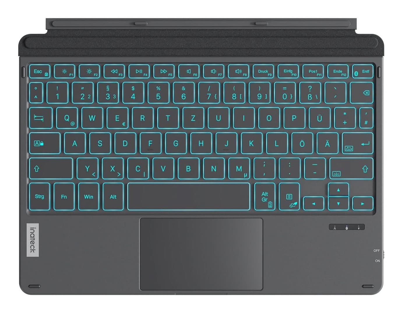 Klawiatura do Surface GO 1-4 szara QWERTZ pokrywowa