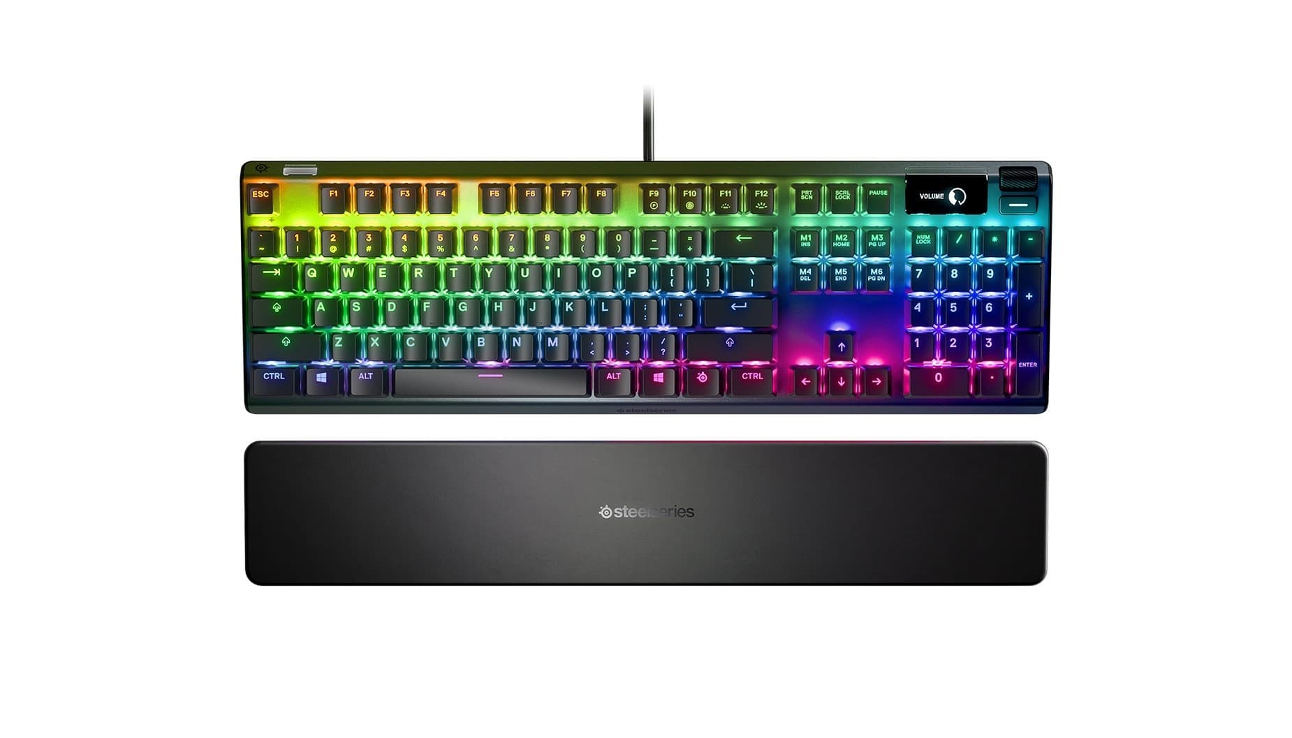 Klawiatura gamingowa SteelSeries Apex 7 QX2 Red Switch mechaniczna LED RGB Przewodowa