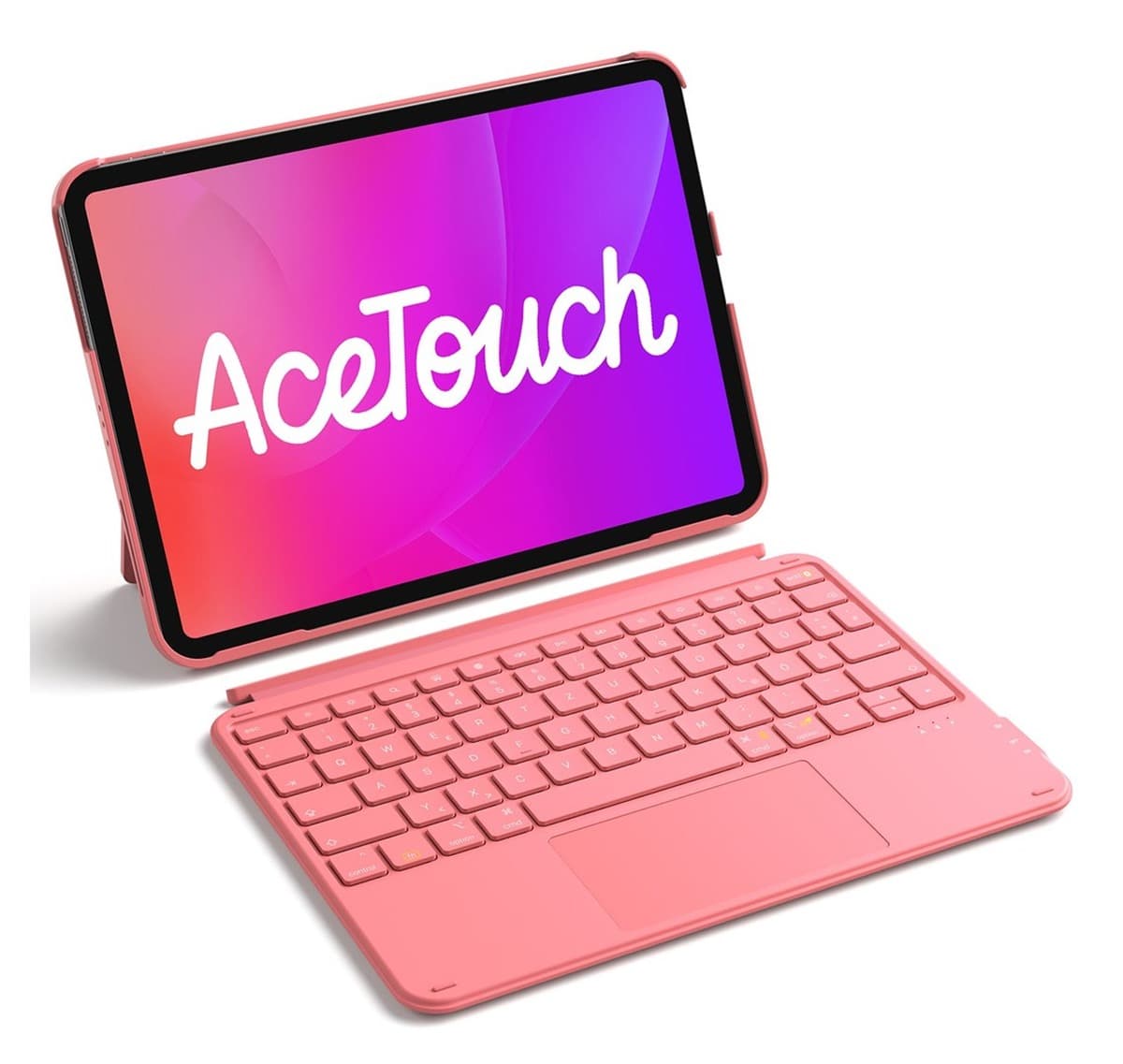 Klawiatura Inateck Ace Touch do iPad 11"/Air 4-5, układ QWERTZ, obrotowa