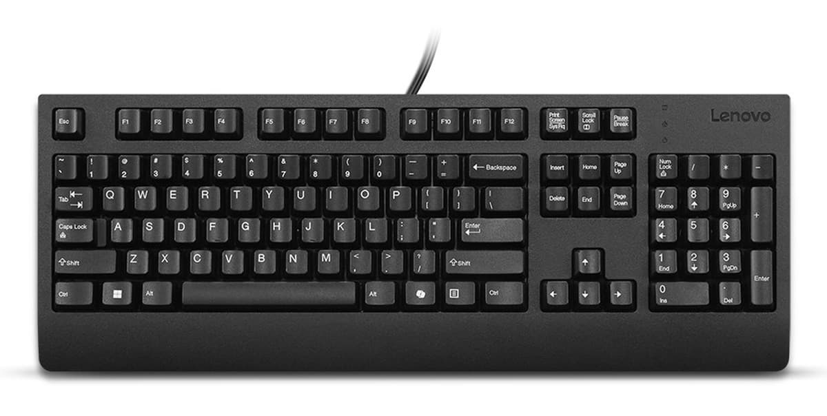Klawiatura Lenovo Preferred Pro II USB Niemiecka Czarna