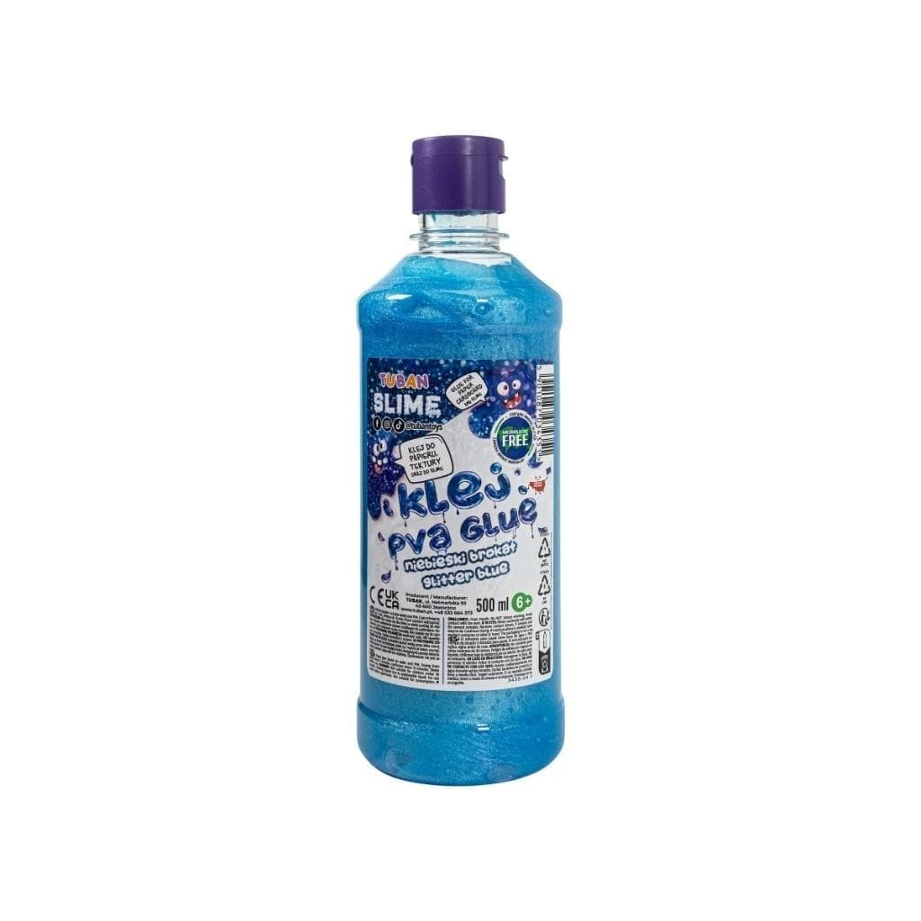 Klej brokatowy niebieski PVA 500 ml