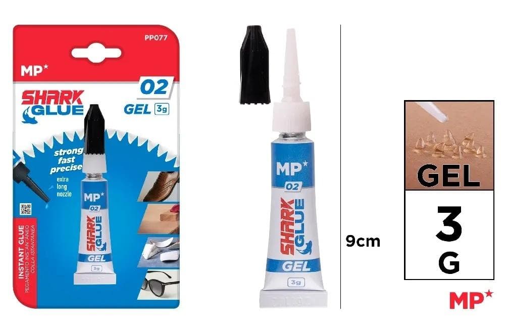 Żelowy klej błyskawiczny Shark Glue 3 g