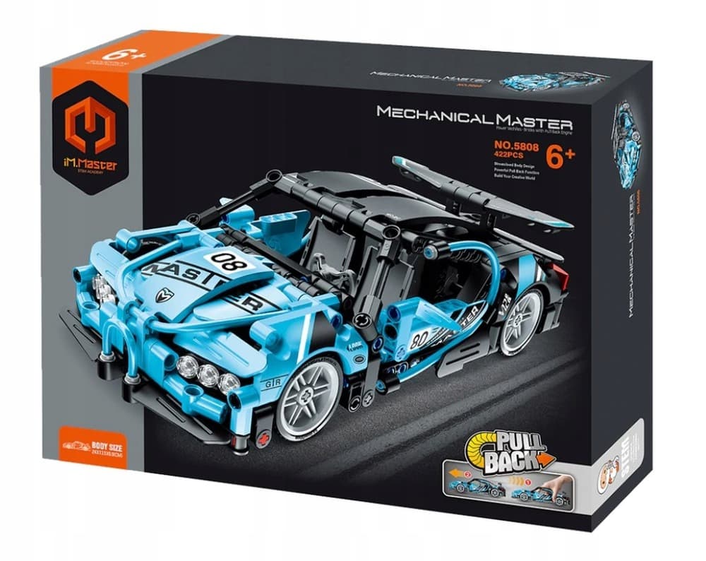 Klocki iM.Master Super Auto Niebieskie 422 elementy