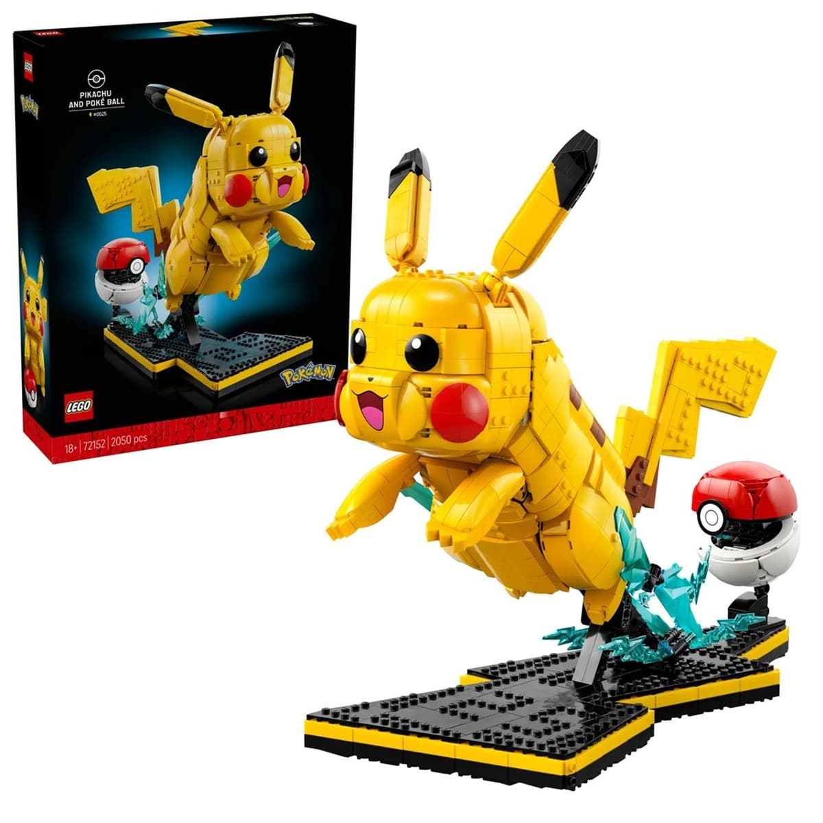 Klocki LEGO Pokemon Pikachu i Pokeball 72152