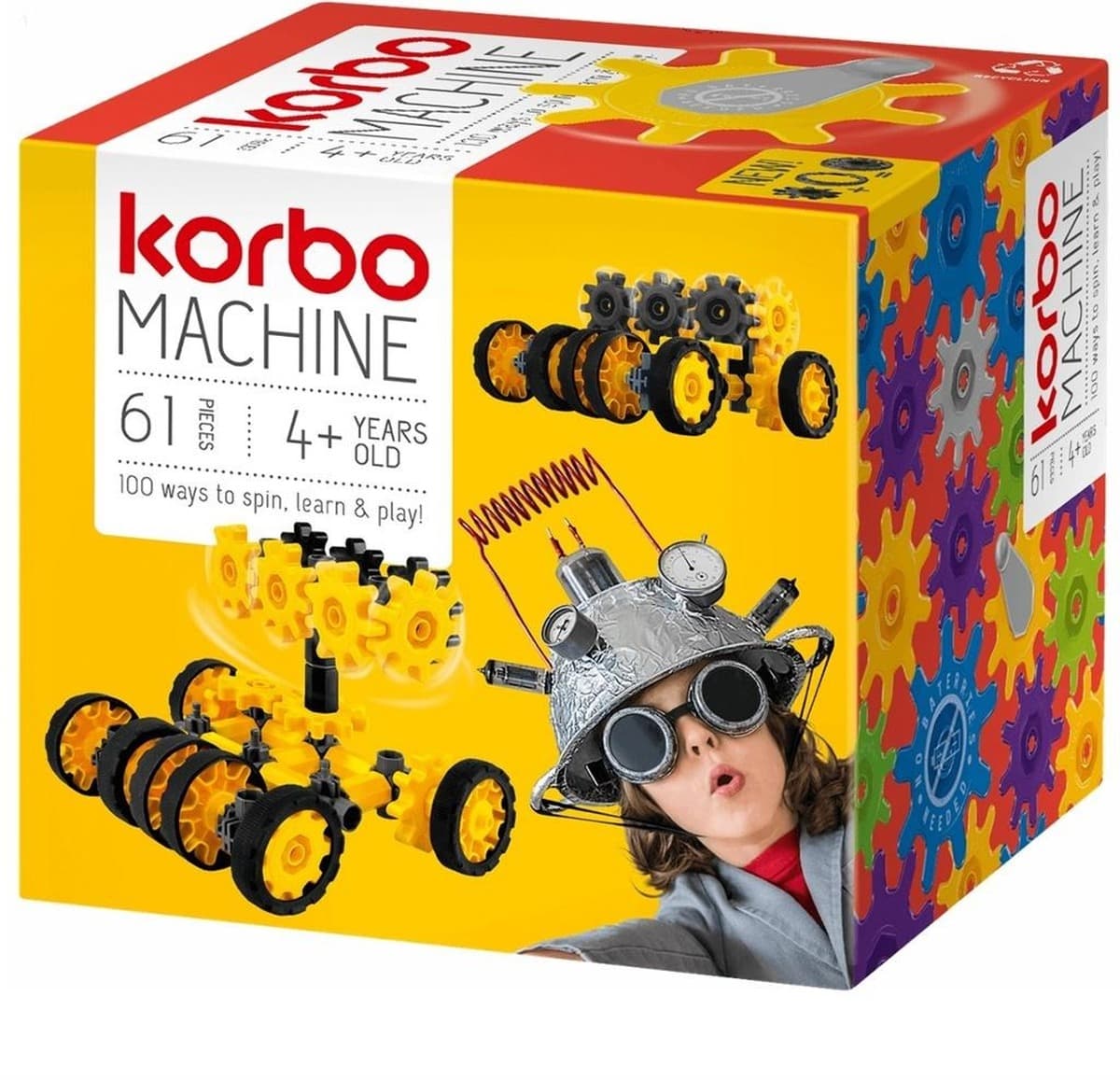 Klocki Machine Korbo 61 elementów