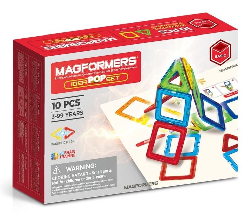 Klocki magnetyczne Magformers Idea Pop 10 elementów