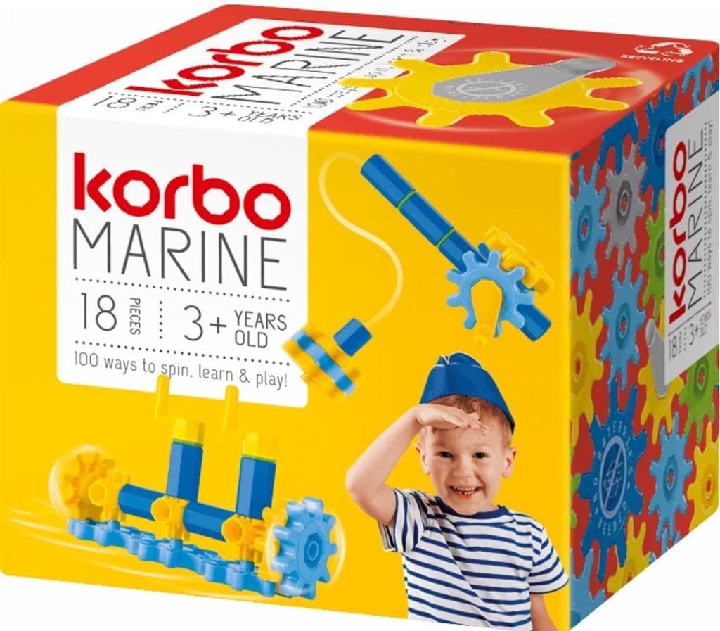 Klocki Marine Korbo 18 elementów