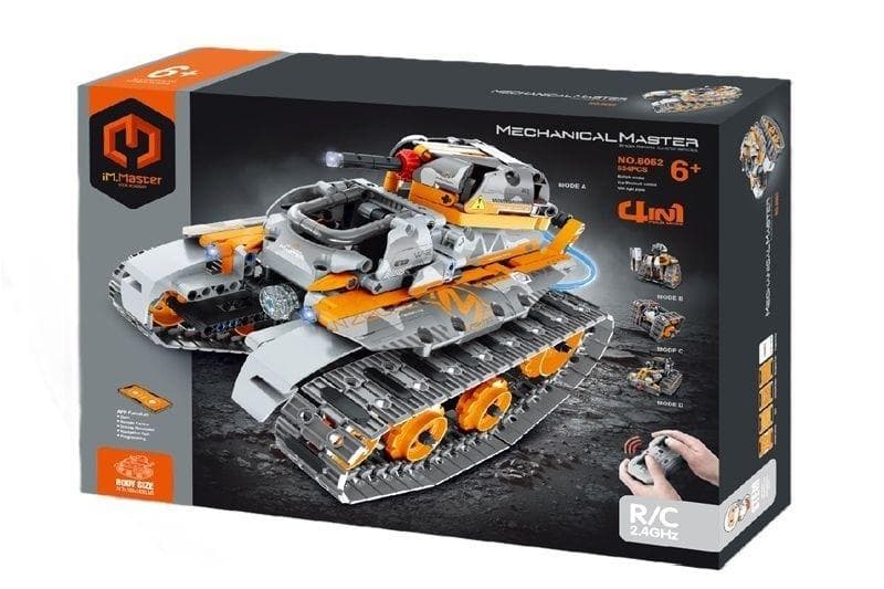 Klocki R/C Czołg 4w1 552el