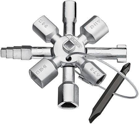 Klucz do szaf sterujących i paneli elektrycznych Knipex 00 11 01