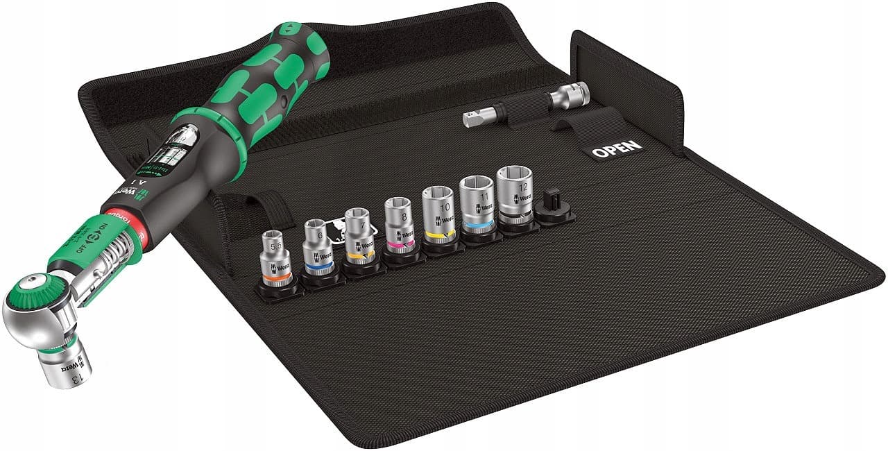 Klucz dynamometryczny Safe-Torque A1, 1/4', 2-12NM, 10 części