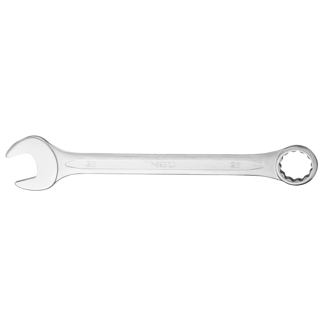 Klucz płasko-oczkowy NEO 23 mm, długość 260 mm